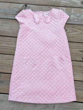 Janie and Jack Pink Bow Dress sz8 Coquette Balletcore Princess Preppy 3705